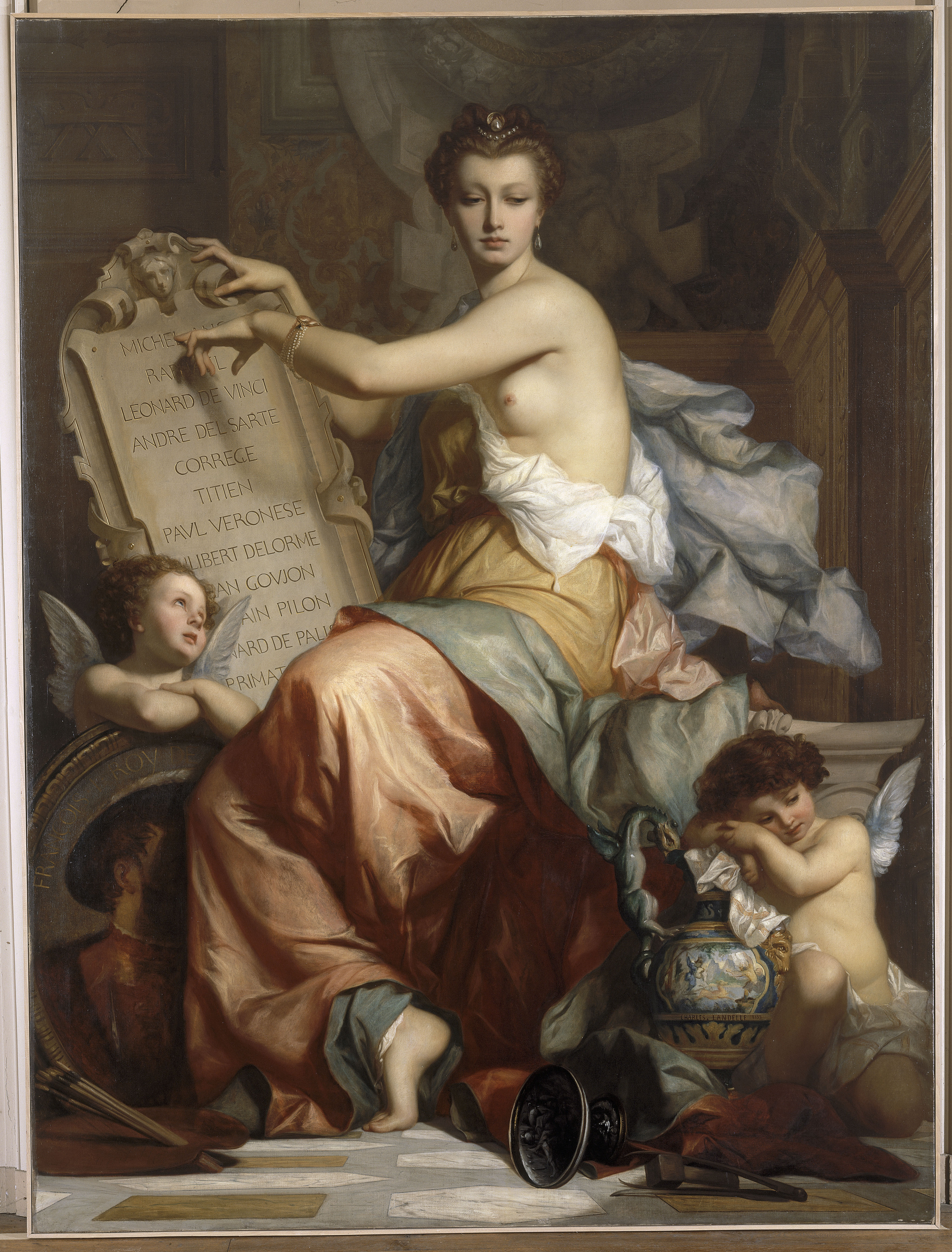 Allegory of the Renaissance - château de Fontainebleau - © RMN Grand Palais