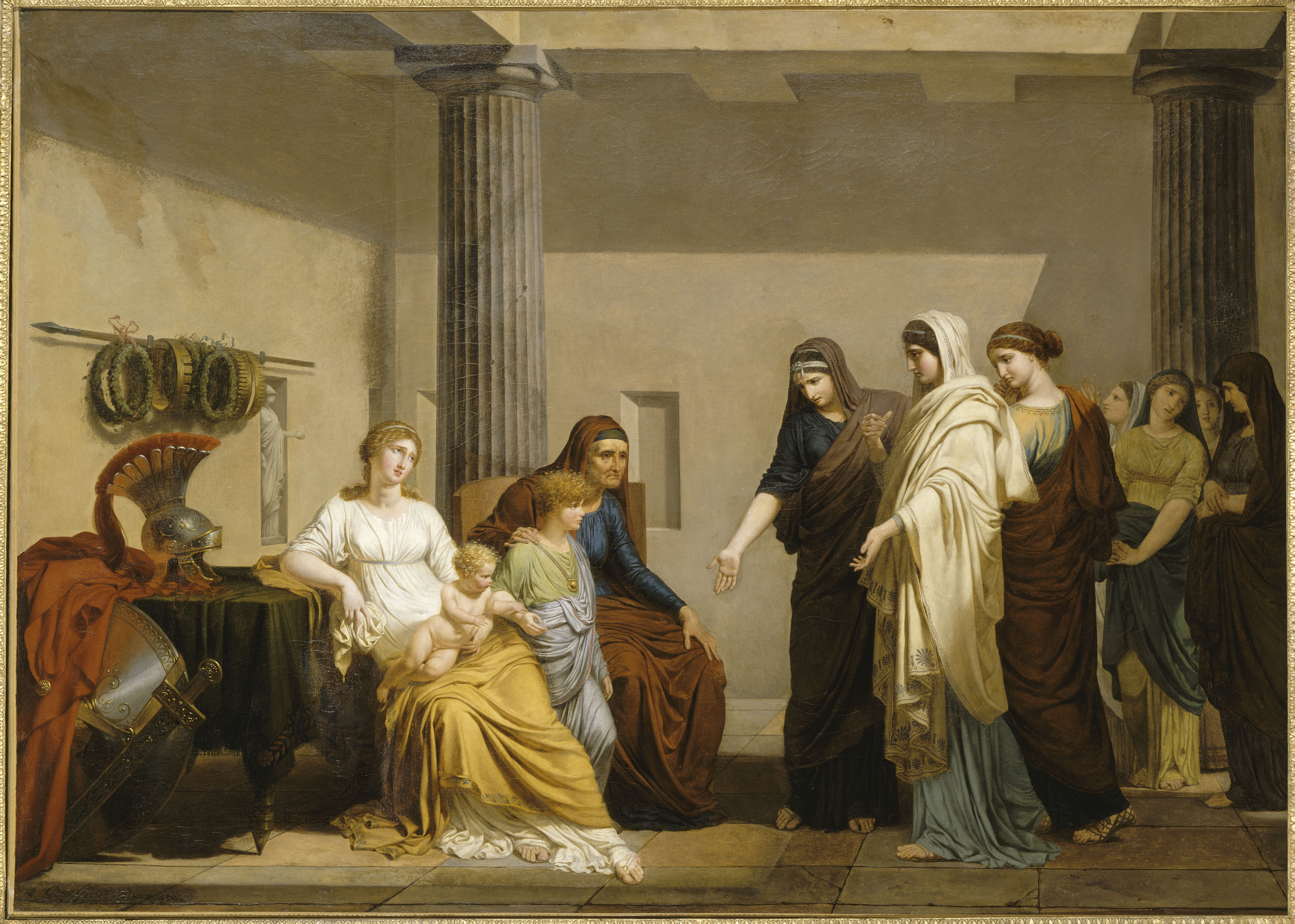 Roman Ladies Plead With the Coriolan Family - Château de Fontainebleau © RMN Grand Palais