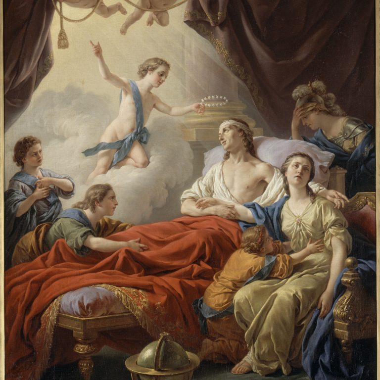 L’Allégorie à la mort du dauphin de Louis Lagrenée