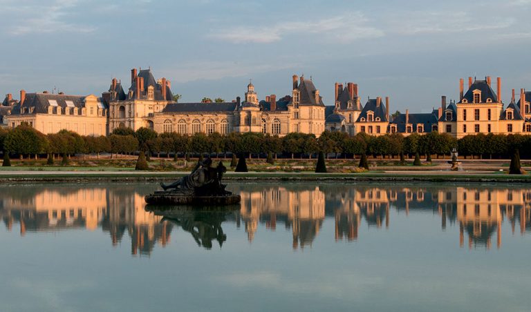 Château de Fontainebleau, vue du Grand Parterre