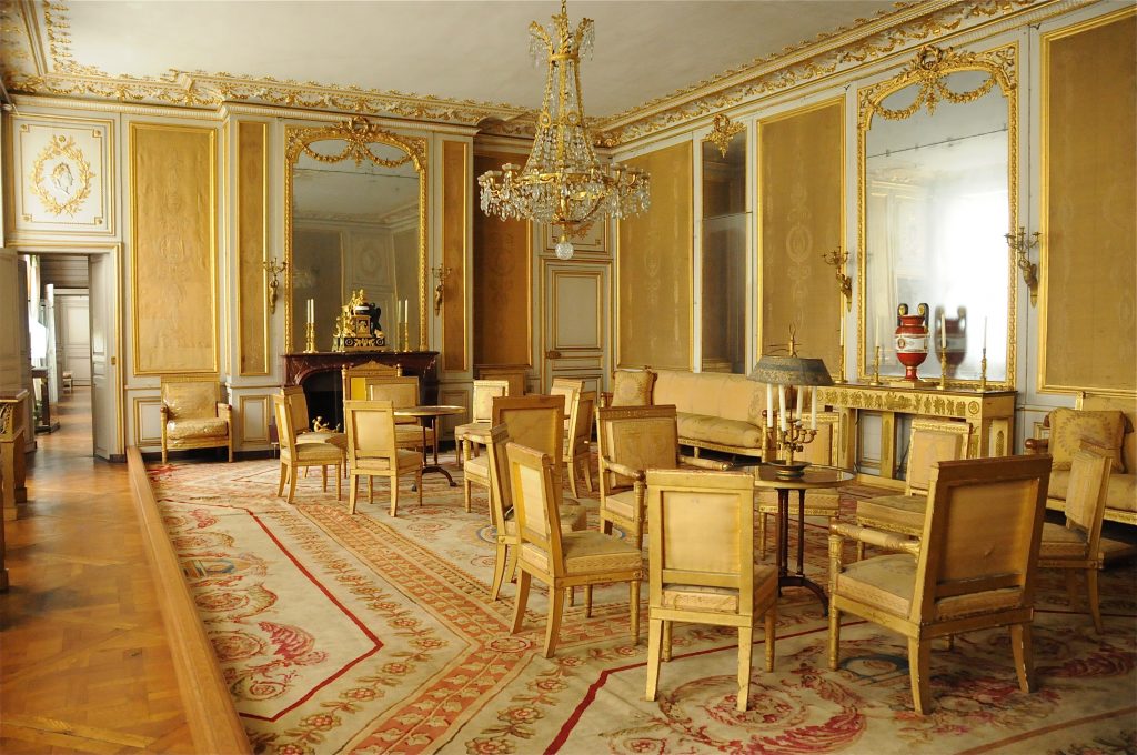 Salon Jaune des Petits Appartements du château de Fontainebleau