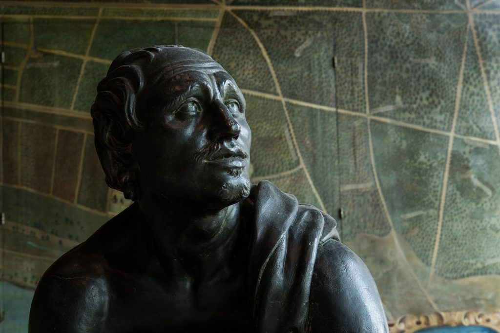 The Knife Sharpener Statue in the Deer Gallery at the Château de Fontainebleau